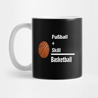 Fussball + Skill = Basketball Mug